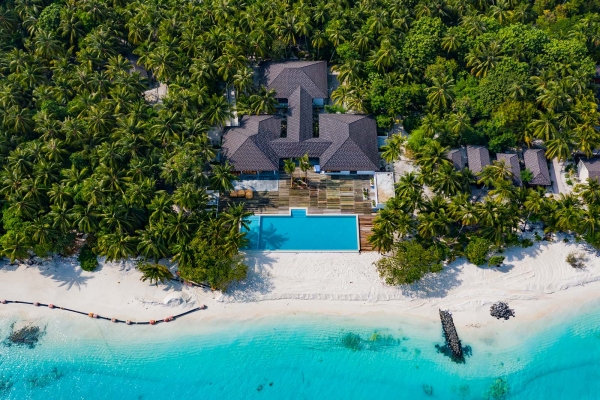 Pool Arial View